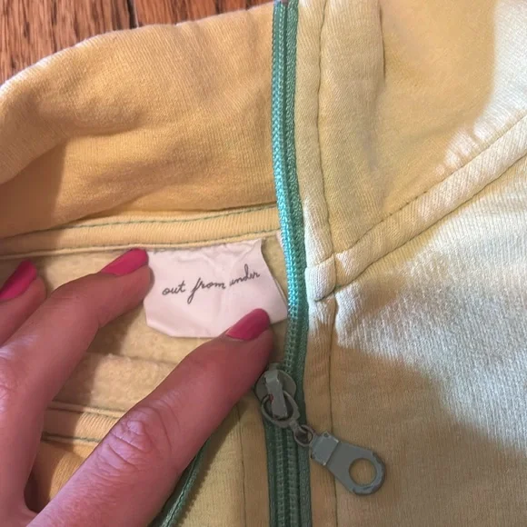 Urban Outfitters OFU Cropped Hoodie - Picture 3 of 5